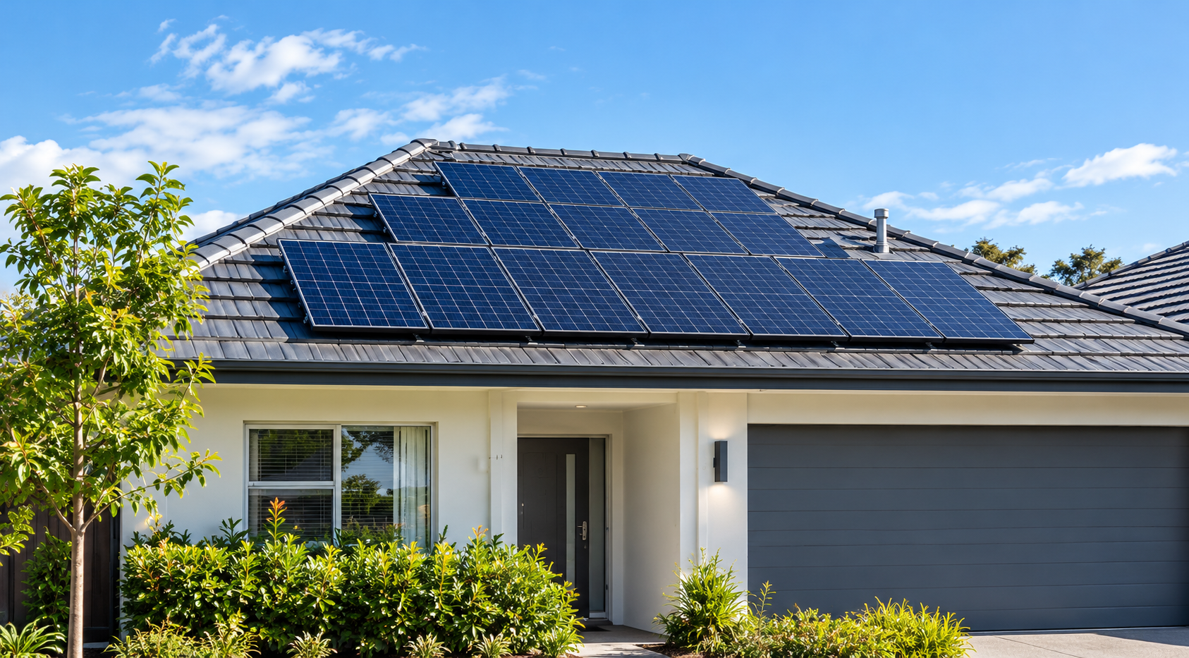 13.3kW solar and battery system